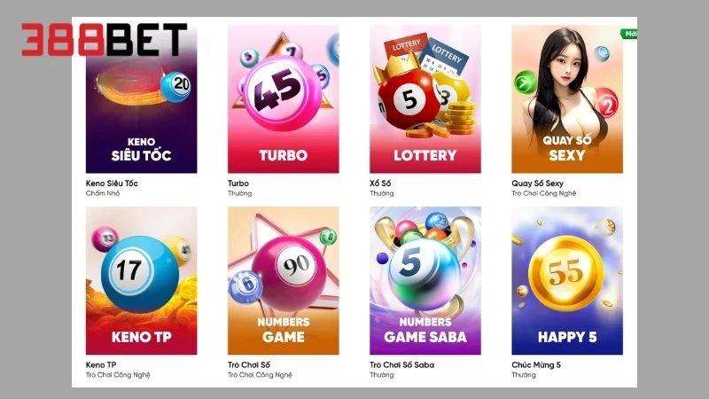 Nhà cái cung cấp nhiều game quay trúng thưởng hấp dẫn