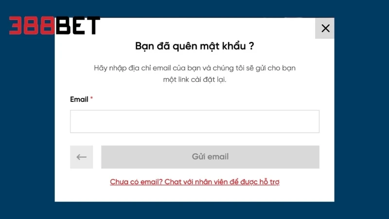 Tính năng “Quên mật khẩu” là cách khôi phục tài khoản nhanh chóng
