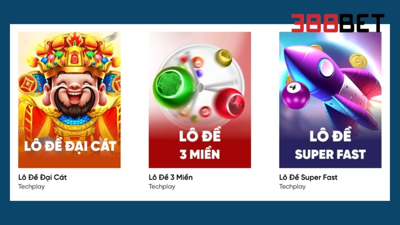 Nhà cái cung cấp nhiều sảnh chơi Lô và Đề hấp dẫn